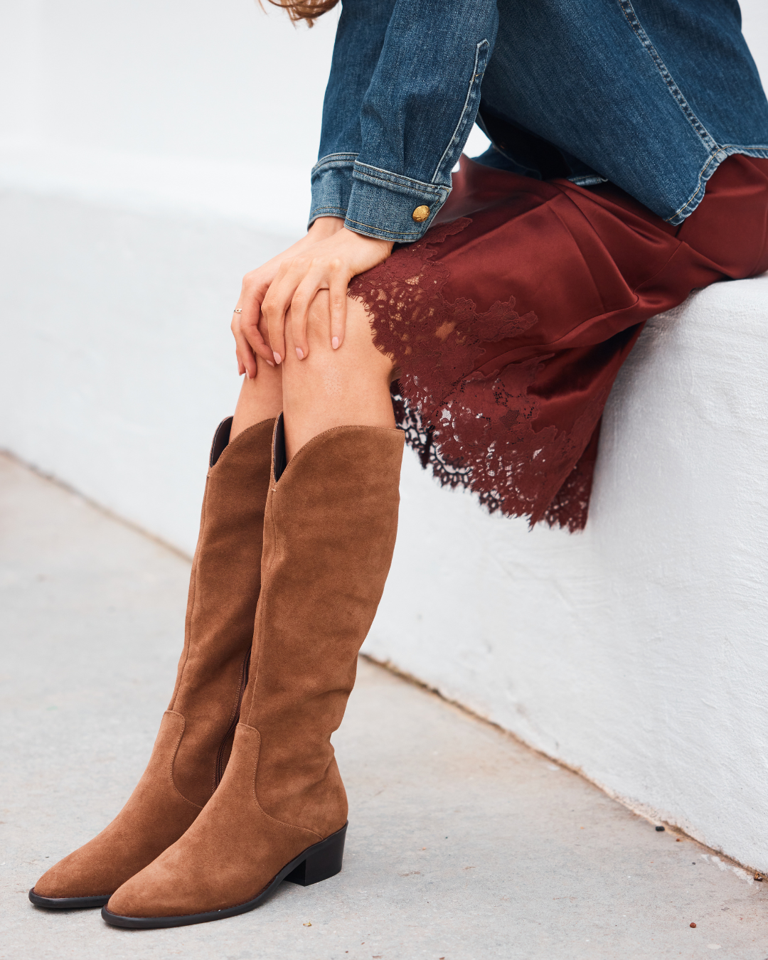 ILANA - Pecan Suede