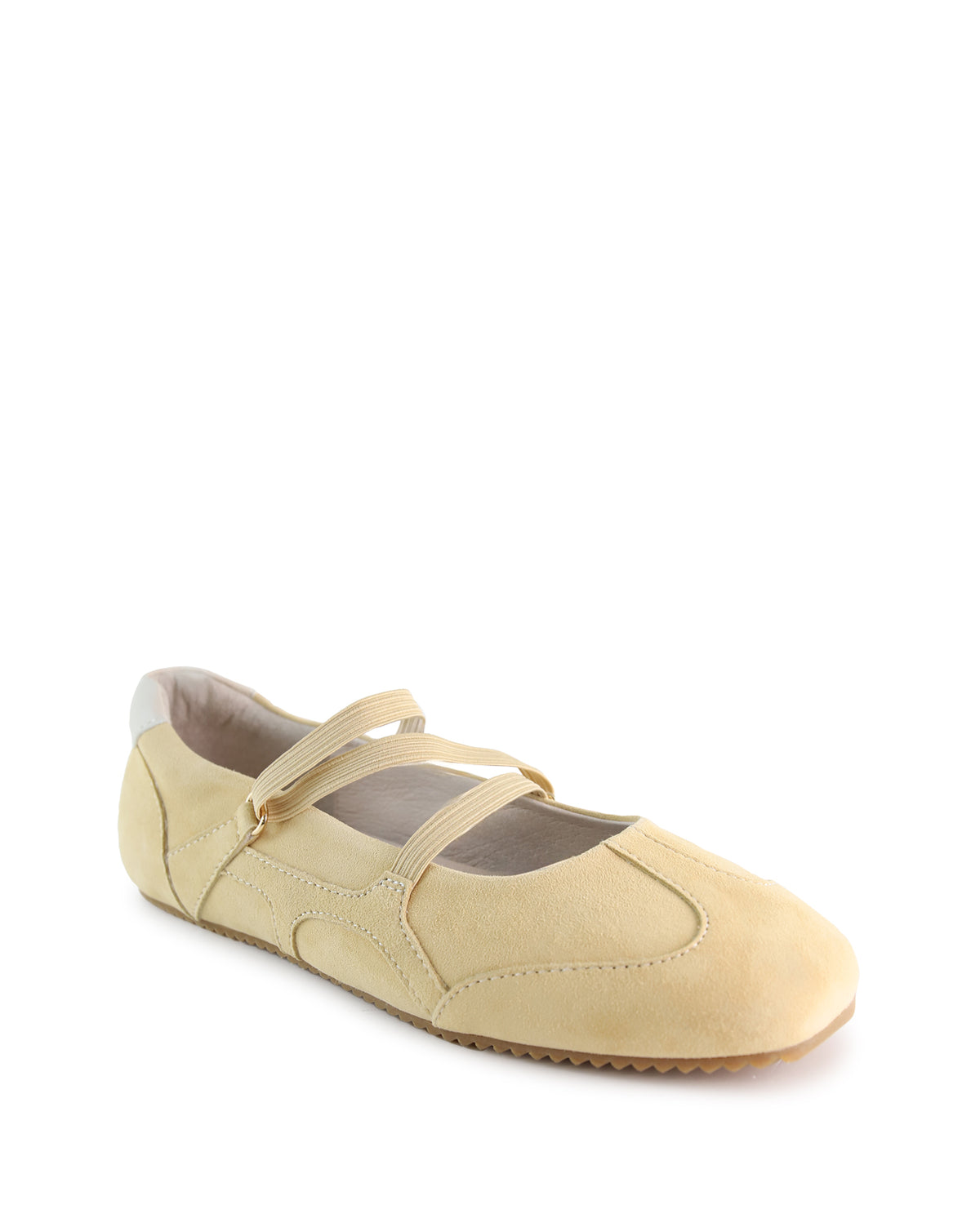 Suede Sneakerina  - Lemon Suede