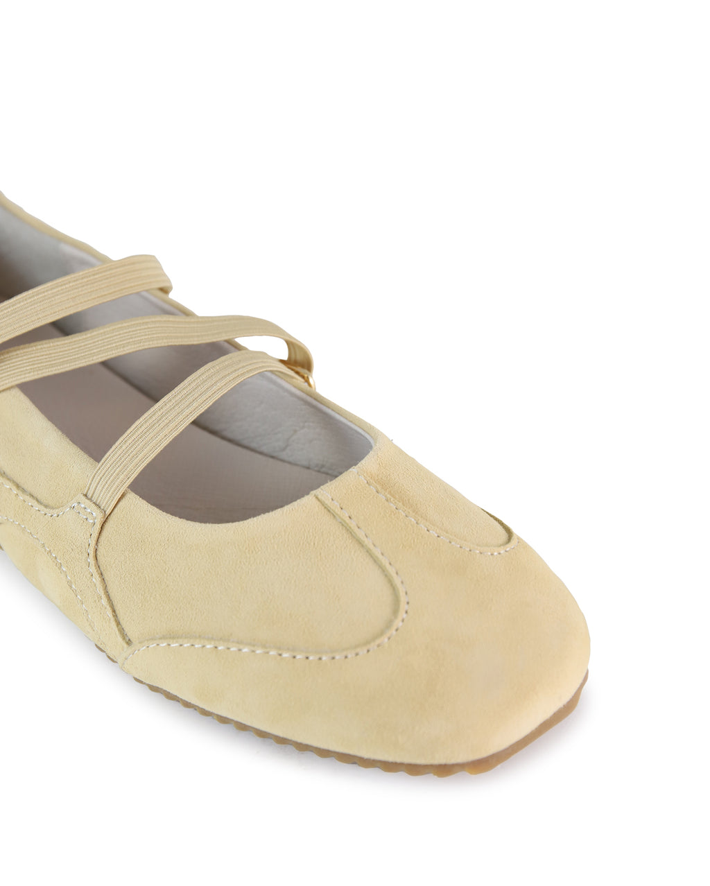 Suede Sneakerina  - Lemon Suede