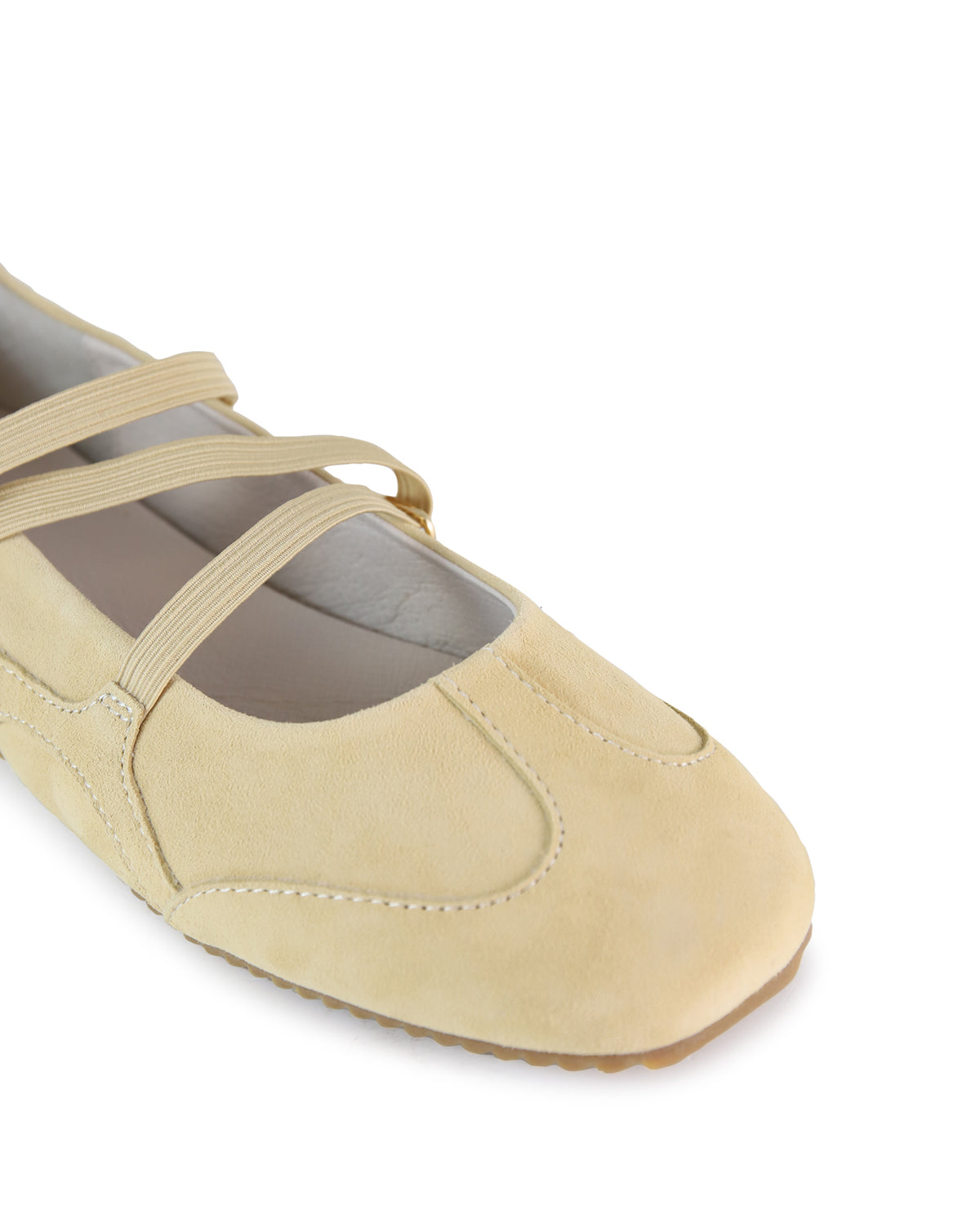 Suede Sneakerina  - Lemon Suede